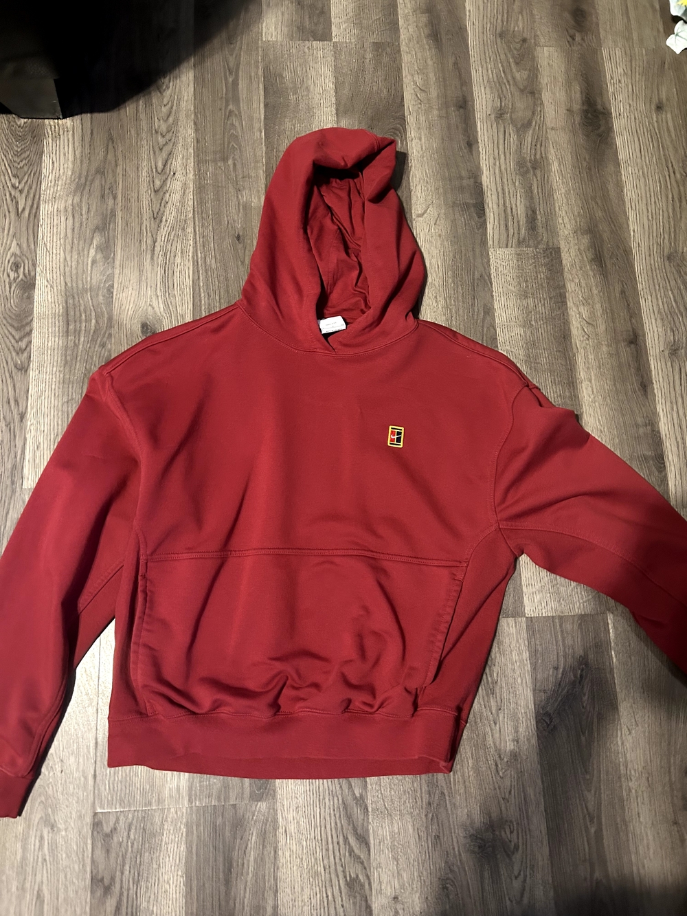 Nike Red Dri-FIT Hooded Pullover